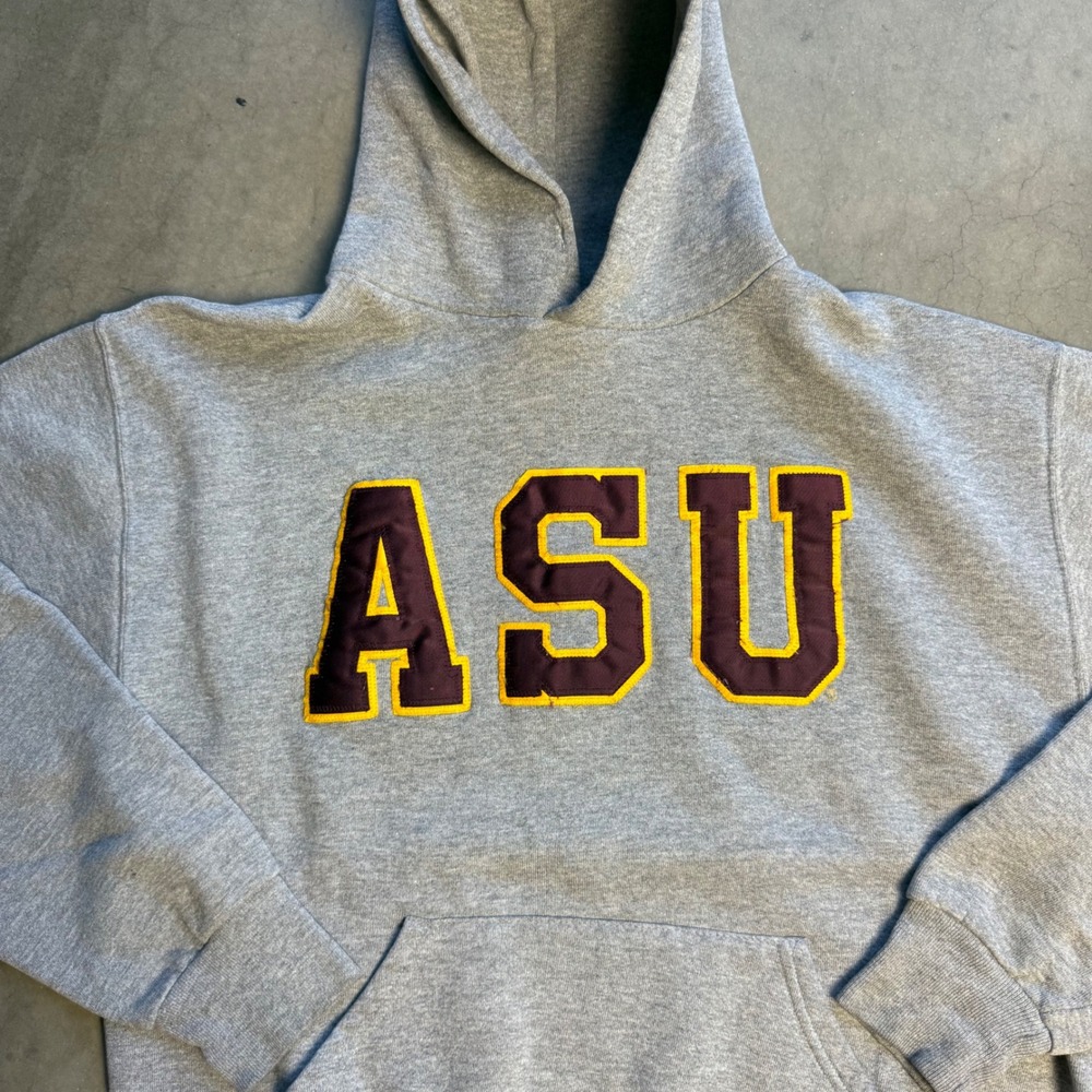 Russell Athletic ASU Arizona State University  Gray Maroon Gold Mens Medium